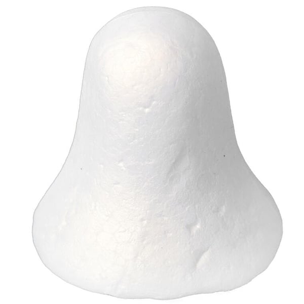 Koriste-esine, 6 kpl polystyreenikelloja, 6 cm