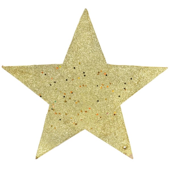 Joulukoristeen kimallustähti ripustukseen 28 cm