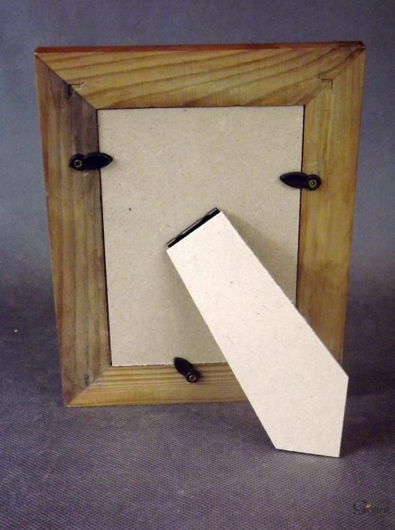 Träfotoram horisontell dekoration 19x14 cm