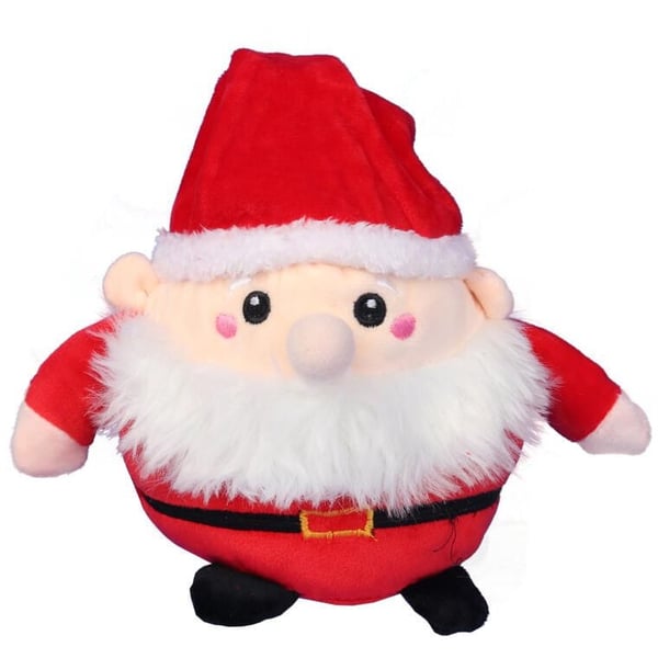 Jultomten plysbamse 20 cm