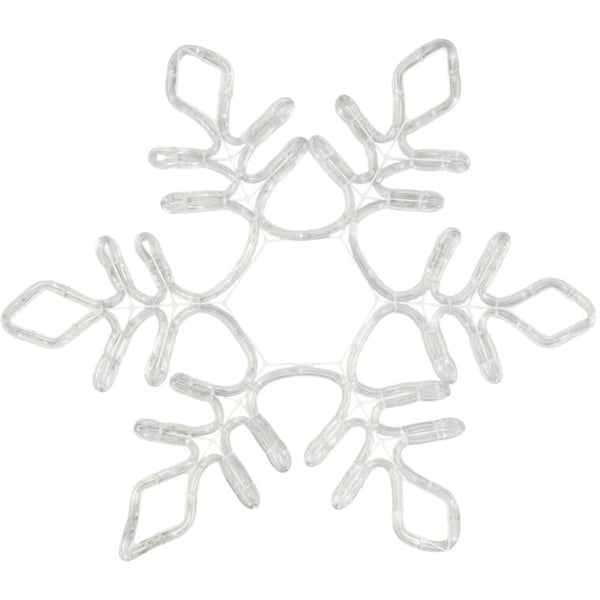 Joulukoriste LED-valonauhalla - lumihiutale 56 CM