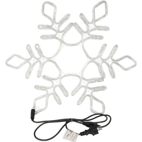 Joulukoriste LED-valonauhalla - lumihiutale 56 CM