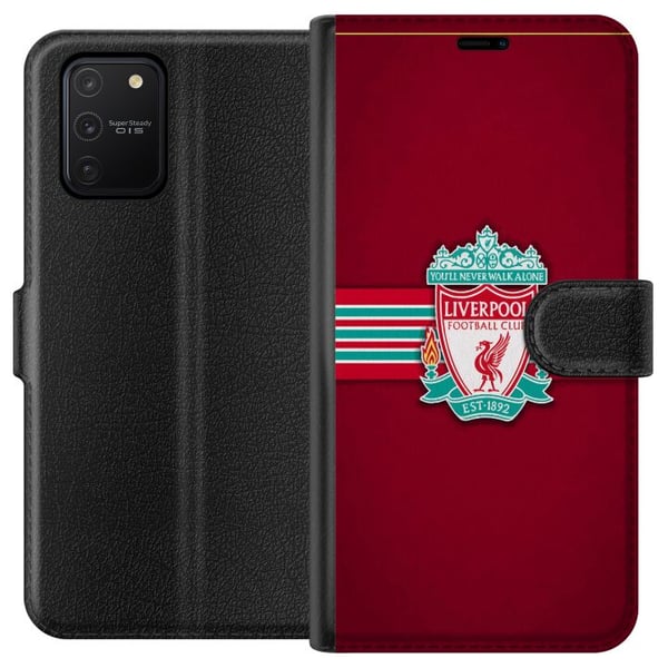 Kompatibelt Lommeboketui til Samsung Galaxy S10 Lite Liverpool supporterutstyr fotball merch rød Kompatibelt Lommeboketui til Samsung Galaxy S10 Lite Liverpool supporterutstyr fotball merch rød