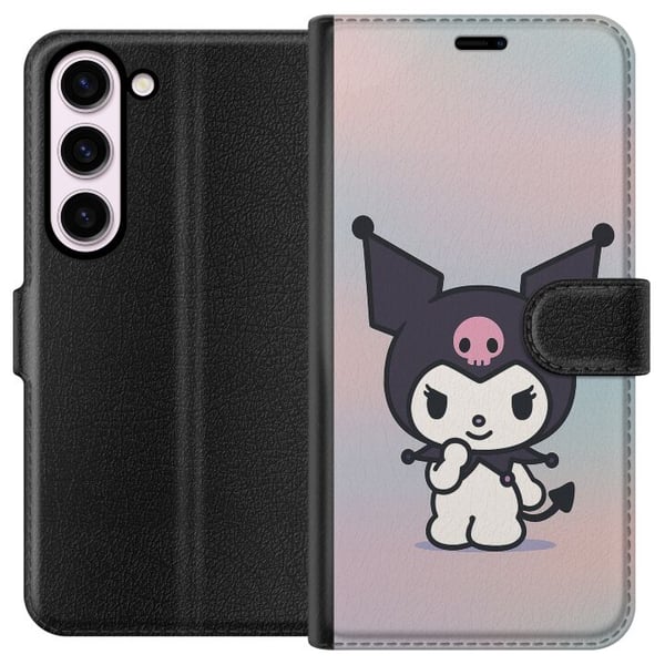 Kompatibel Tegnebogsetui til Samsung Galaxy S23 Kawaii Sanrio Kuromi Kompatibel Tegnebogsetui til Samsung Galaxy S23 Kawaii Sanrio Kuromi