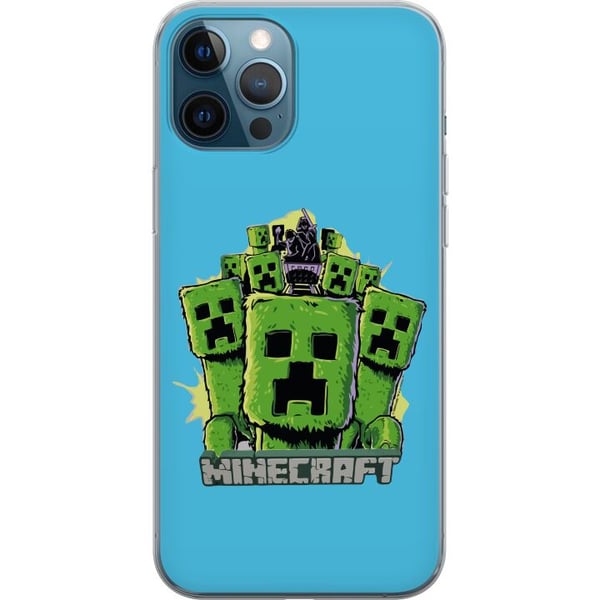 Kompatibelt Mobildeksel til Apple iPhone 12 Pro Minecraft Creeper-armé i tegneseriestil – grønn Creeper-illustrasjon med klassisk Minecraft-tema for Kompatibelt Mobildeksel til Apple iPhone 12 Pro Minecraft Creeper-armé i tegneseriestil – grønn Creeper-illustrasjon med klassisk Minecraft-tema for