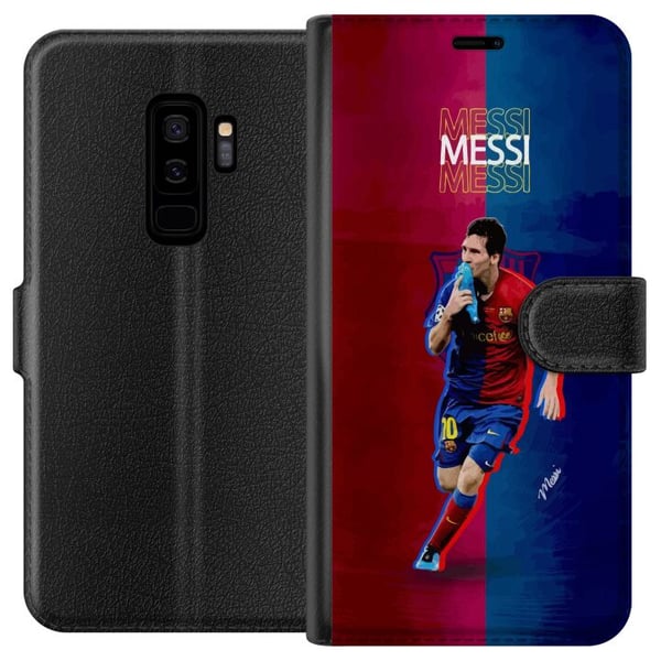 Kompatibelt Plånboksfodral till Samsung Galaxy S9+ Messi