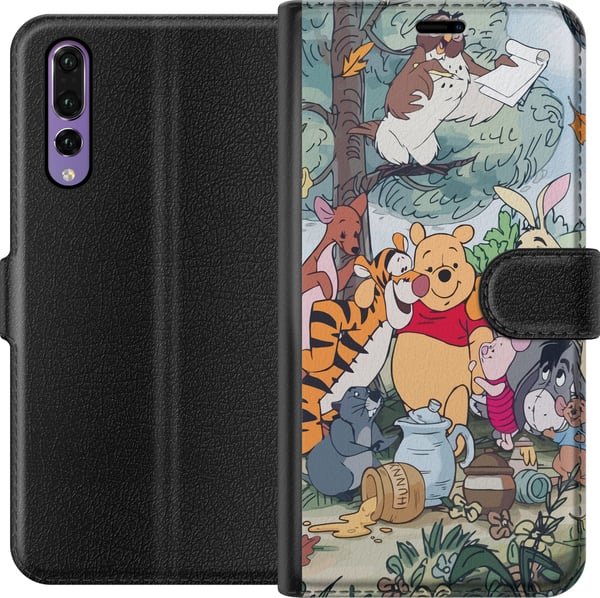 Yhteensopiva Lompakkokotelo Huawei P20 Pro Nalle Puh ja hänen ystävänsä