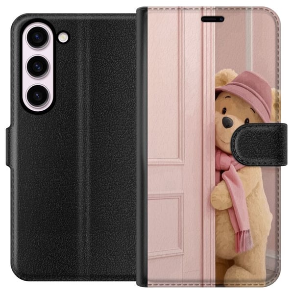 Kompatibel Tegnebogsetui til Samsung Galaxy S23 Nalle Puh Disney Motiv Tecknad Serie Klassisk Populär