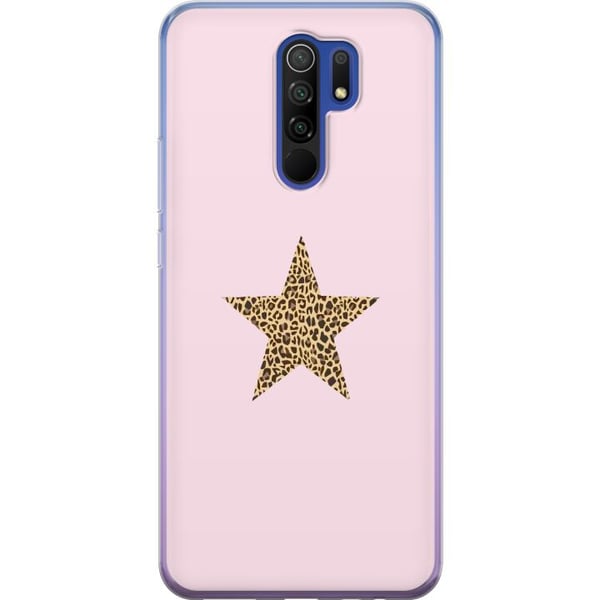 Kompatibel Mobilcover til Xiaomi Redmi 9 Leopard stjerne