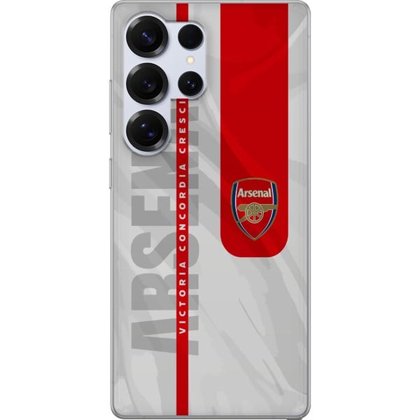 Kompatibelt Mobildeksel til Samsung Galaxy S25 Ultra Arsenal FC-emblem fotballklubb-plakat Gunners Premier League-logo rød hvit bakgrunn retrodesignk Kompatibelt Mobildeksel til Samsung Galaxy S25 Ultra Arsenal FC-emblem fotballklubb-plakat Gunners Premier League-logo rød hvit bakgrunn retrodesignk