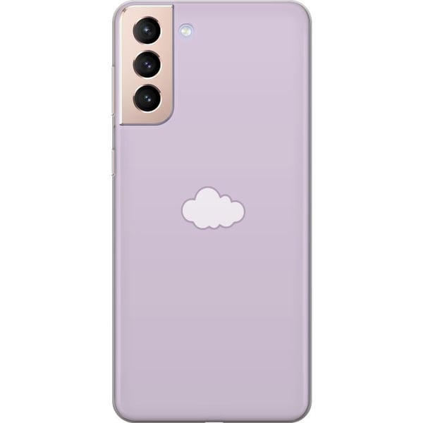 Kompatibelt Mobildeksel til Samsung Galaxy S21 Lilla Sky - minimalistisk sky på en lilla bakgrunn