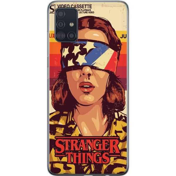 Kompatibelt Mobildeksel til Samsung Galaxy A51 Stranger Things VHS Kompatibelt Mobildeksel til Samsung Galaxy A51 Stranger Things VHS