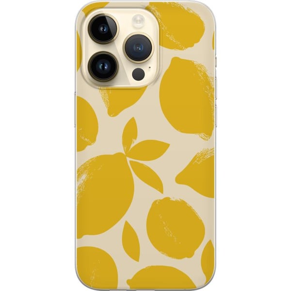 Kompatibelt Mobildeksel til Apple iPhone 14 Pro Citrus sitroner sitrontrykk gul frukt kjøkken sommer retro design mønster inspirasjon frisk kjøkkenst Kompatibelt Mobildeksel til Apple iPhone 14 Pro Citrus sitroner sitrontrykk gul frukt kjøkken sommer retro design mønster inspirasjon frisk kjøkkenst
