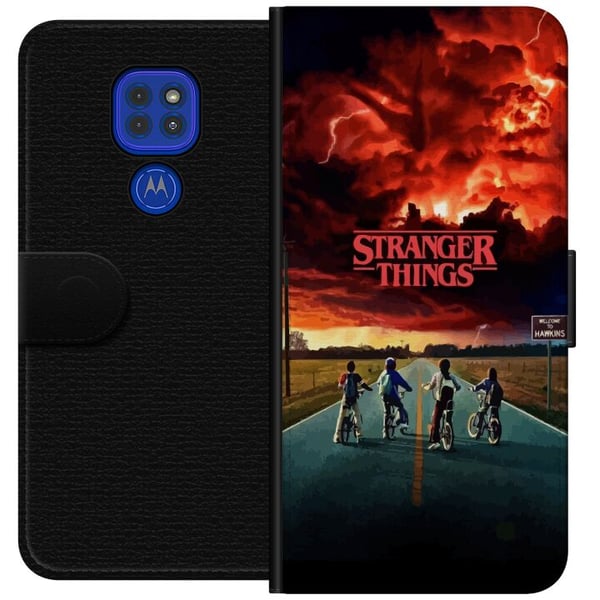 Kompatibel Tegnebogsetui til Motorola Moto G9 Play Fremmede Ting