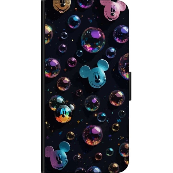 Kompatibel Tegnebogsetui til Samsung Galaxy A03s Musse Pigg Disney Bubblor Design Roligt Motiv Populär