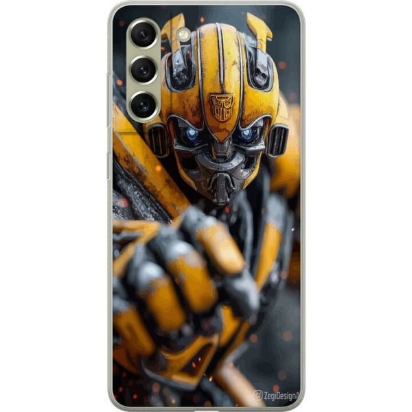 Kompatibel Mobilcover til Samsung Galaxy S21 FE 5G Bumblebee Transformers gul robot mecha sci-fi actionkriger detaljeret cyberpunkheltemotiv plakat
