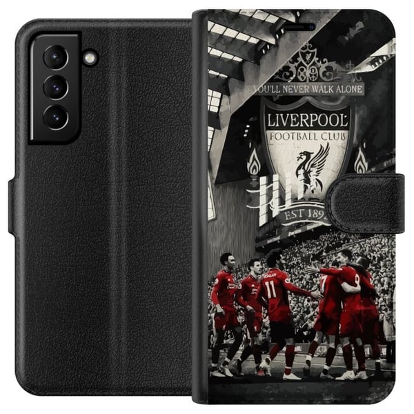 Kompatibel Tegnebogsetui til Samsung Galaxy S21+ 5G Liverpool Kompatibel Tegnebogsetui til Samsung Galaxy S21+ 5G Liverpool