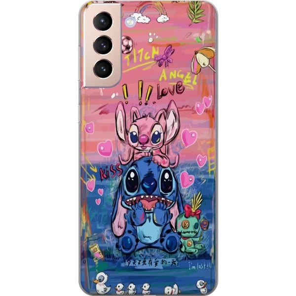Yhteensopiva Puhelinkuori Samsung Galaxy S21 Stitch taide Yhteensopiva Puhelinkuori Samsung Galaxy S21 Stitch taide