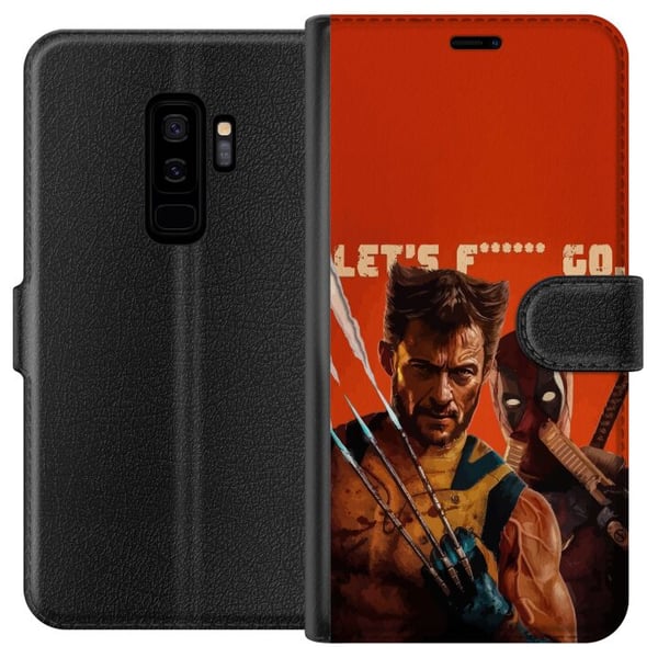 Kompatibelt Plånboksfodral till Samsung Galaxy S9+ Deadpool & Wolverine Kompatibelt Plånboksfodral till Samsung Galaxy S9+ Deadpool & Wolverine