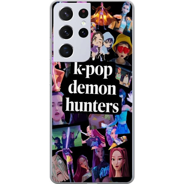 Kompatibelt Mobildeksel til Samsung Galaxy S21 Ultra 5G KPop Demon Hunters-figur i spesialutgave Kompatibelt Mobildeksel til Samsung Galaxy S21 Ultra 5G KPop Demon Hunters-figur i spesialutgave