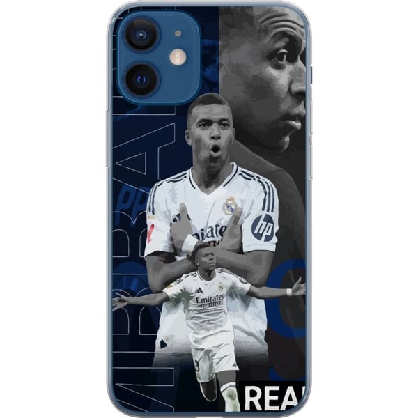 Kompatibelt Mobilskal till Apple iPhone 12 mini Kylian Mbappé Real Madrid Frankrike extrem fart stark teknik och otroligt målsinne som gör honom livs
