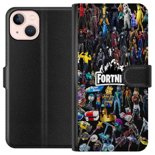 Kompatibelt Lommeboketui til Apple iPhone 13 mini Fortnite Kompatibelt Lommeboketui til Apple iPhone 13 mini Fortnite