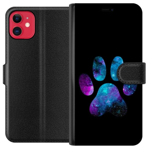 Kompatibel Tegnebogsetui til Apple iPhone 11 Galakse Klø Kompatibel Tegnebogsetui til Apple iPhone 11 Galakse Klø