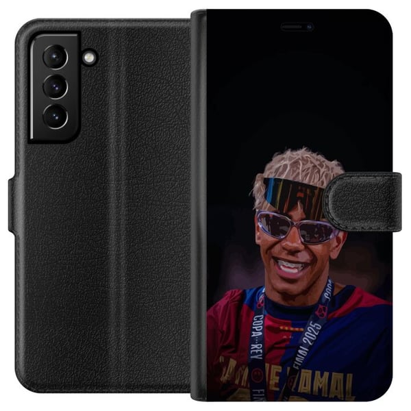 Yhteensopiva Lompakkokotelo Samsung Galaxy S21+ 5G Lamine Yamal matkapuhelinkotelo tyylikkäässä urheilumuotoilussa Yhteensopiva Lompakkokotelo Samsung Galaxy S21+ 5G Lamine Yamal matkapuhelinkotelo tyylikkäässä urheilumuotoilussa