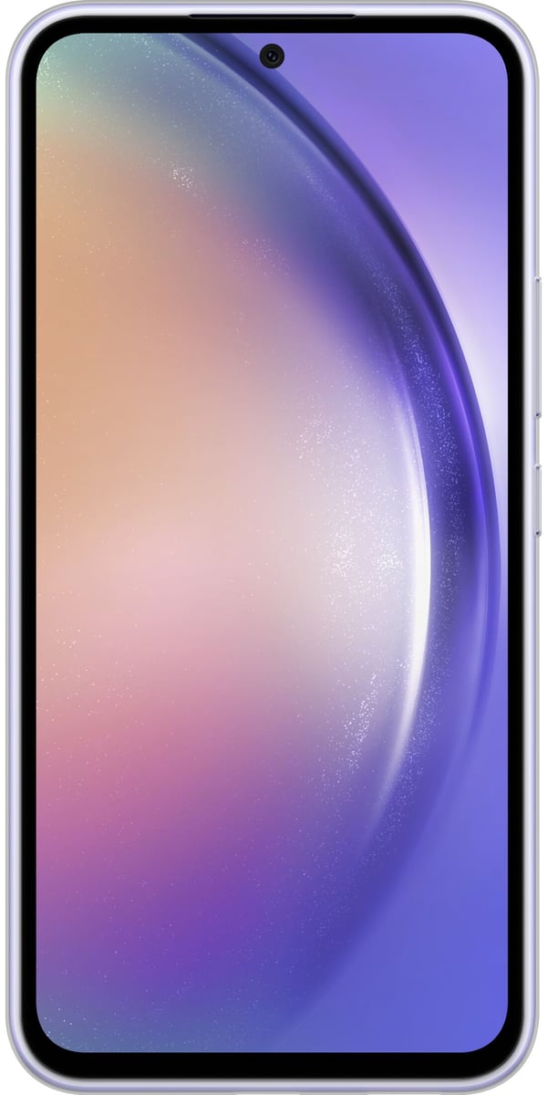 Kompatibelt Mobilskal till Samsung Galaxy A54 Lekfulla Stitch och Angel i närbild med stora skratt och hjärtformade detaljer som skapar charmig kärle
