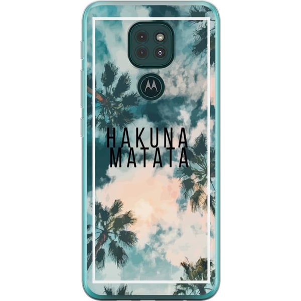 Kompatibel Mobilcover til Motorola Moto G9 Play Hakuna Matata