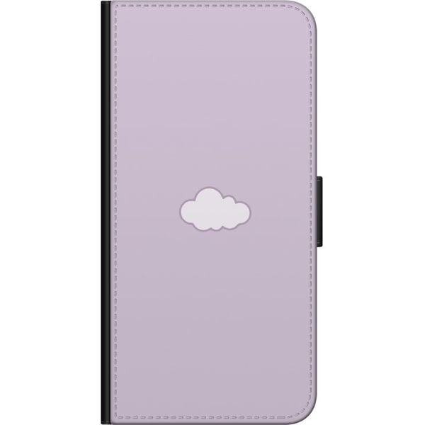 Kompatibelt Lommeboketui til OnePlus 9 Pro Lilla Sky - minimalistisk sky på en lilla bakgrunn