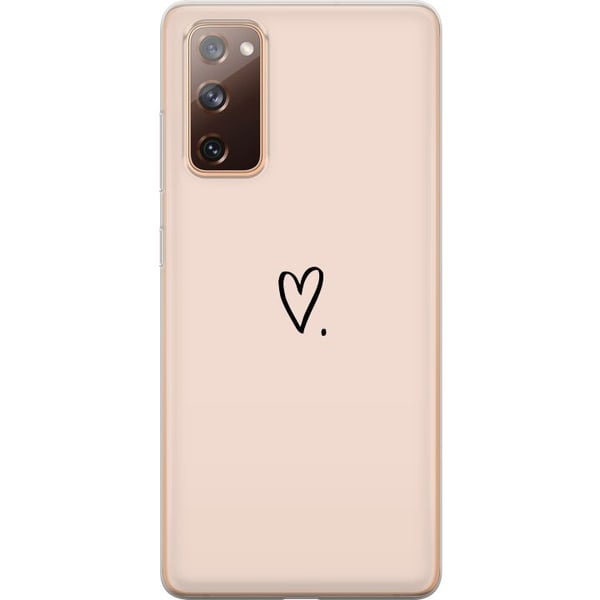 Kompatibelt Mobildeksel til Samsung Galaxy S20 FE Hjerte
