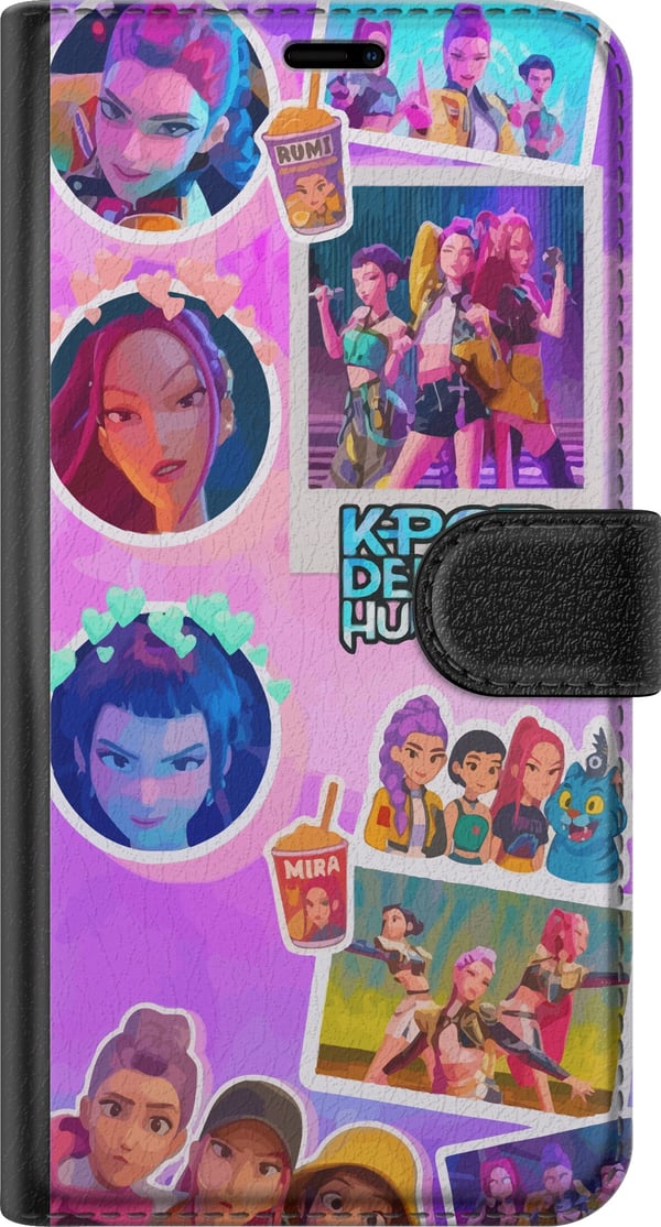 Yhteensopiva Lompakkokotelo Xiaomi Redmi 14C KPop Demon Hunters kawaii keräilyhahmo