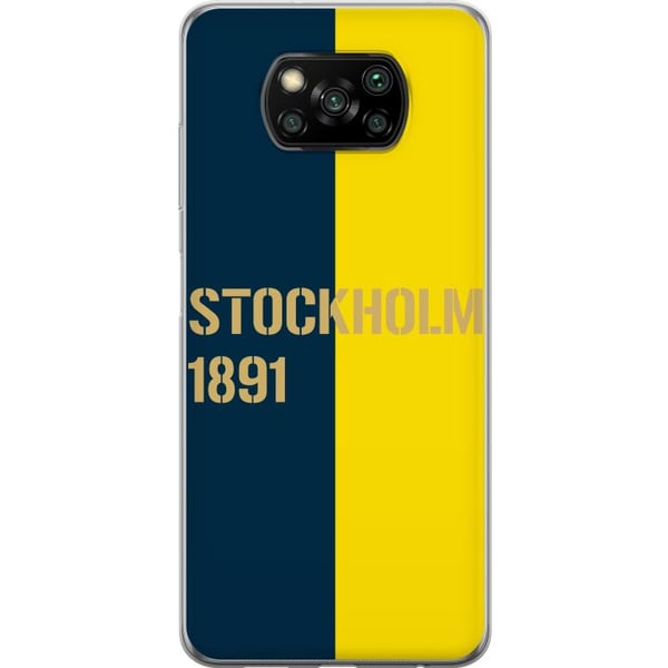 Kompatibelt Mobilskal till Xiaomi Poco X3 NFC Stockholm 1891