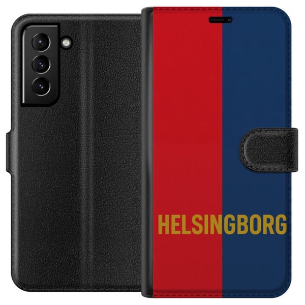 Kompatibelt Lommeboketui til Samsung Galaxy S21+ 5G Helsingborg – fotball Kompatibelt Lommeboketui til Samsung Galaxy S21+ 5G Helsingborg – fotball