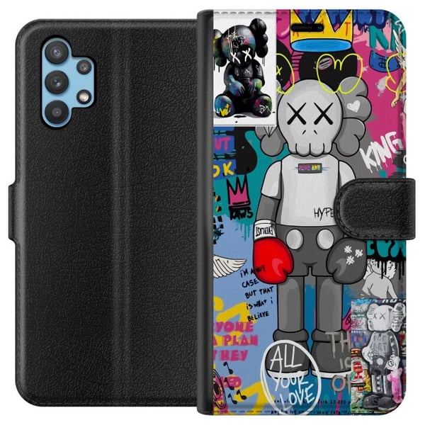 Kompatibel Tegnebogsetui til Samsung Galaxy A32 5G Kunst