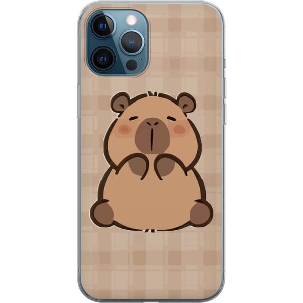 Yhteensopiva Puhelinkuori Apple iPhone 12 Pro Mobilskal kawaii capybara flera figurer japansk stil Yhteensopiva Puhelinkuori Apple iPhone 12 Pro Mobilskal kawaii capybara flera figurer japansk stil