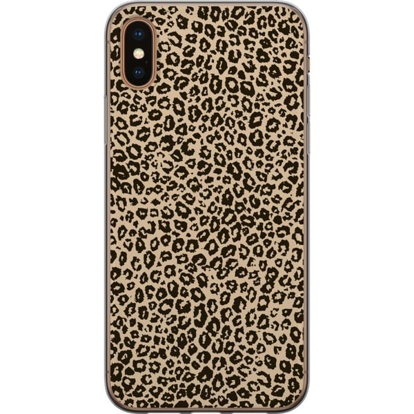 Kompatibelt Mobilskal till Apple iPhone XS Leopard Mönster