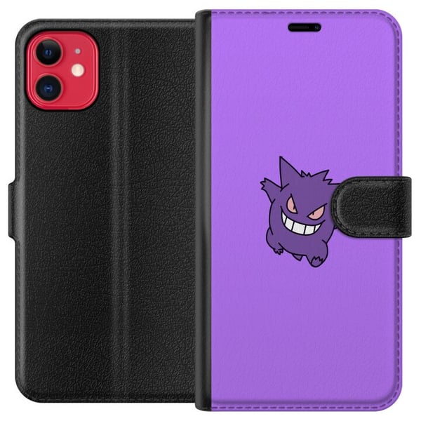 Kompatibel Tegnebogsetui til Apple iPhone 11 Gengar Pokémon Kompatibel Tegnebogsetui til Apple iPhone 11 Gengar Pokémon