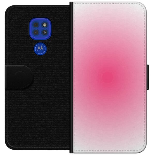 Kompatibel Tegnebogsetui til Motorola Moto G9 Play Rosa Sky