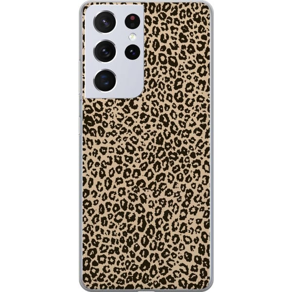 Kompatibelt Mobildeksel til Samsung Galaxy S21 Ultra 5G Leopardskisse Kompatibelt Mobildeksel til Samsung Galaxy S21 Ultra 5G Leopardskisse