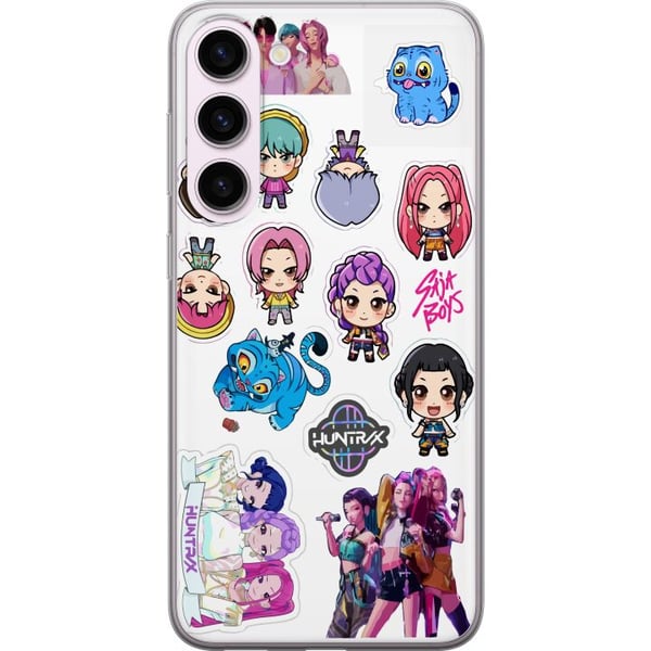 Kompatibel Mobilcover til Samsung Galaxy S23+ Huntrix og Saja Boys' animeinspirerede, energiske design med stærke farver og moderne japansk popkultur Kompatibel Mobilcover til Samsung Galaxy S23+ Huntrix og Saja Boys' animeinspirerede, energiske design med stærke farver og moderne japansk popkultur
