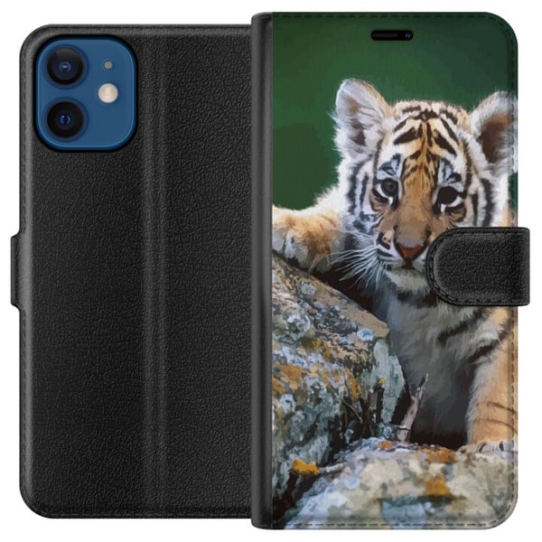 Yhteensopiva Lompakkokotelo Apple iPhone 12 Tiikeri