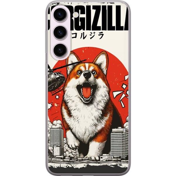 Kompatibel Mobilcover til Samsung Galaxy S23+ Corgizilla Kompatibel Mobilcover til Samsung Galaxy S23+ Corgizilla