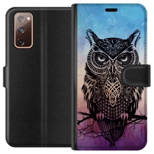 Kompatibelt Plånboksfodral till Samsung Galaxy S20 FE Owl
