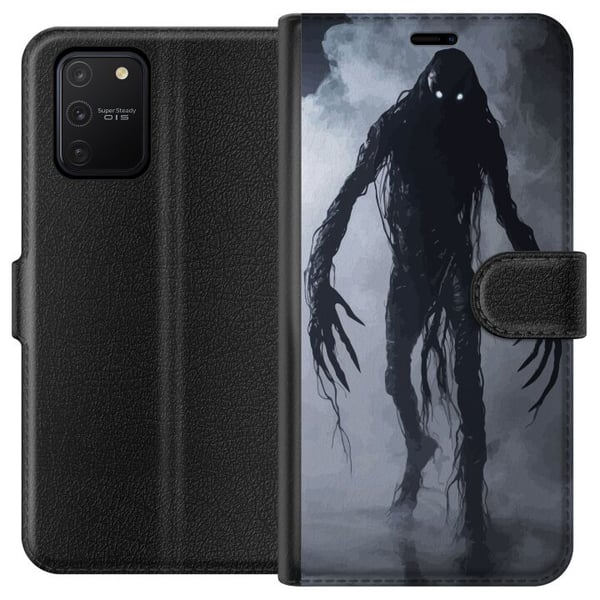 Kompatibelt Lommeboketui til Samsung Galaxy S10 Lite Tåkete monster fantasy mørk skapning Kompatibelt Lommeboketui til Samsung Galaxy S10 Lite Tåkete monster fantasy mørk skapning