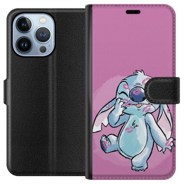 Yhteensopiva Lompakkokotelo Apple iPhone 13 Pro Stitch Puss Yhteensopiva Lompakkokotelo Apple iPhone 13 Pro Stitch Puss