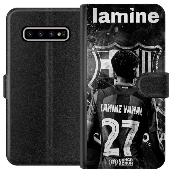Kompatibelt Lommeboketui til Samsung Galaxy S10+ Lamine Yamal
