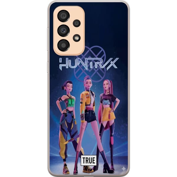 Yhteensopiva Puhelinkuori Samsung Galaxy A33 5G KPop Demon Hunters 2 HuntrX-tytöt – futuristinen kuvitus, jossa on vahva KPop-asenne ja cyberpunk-tyy