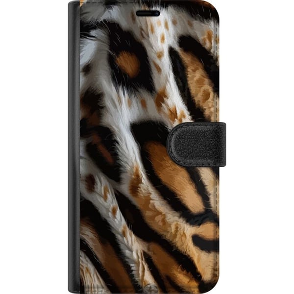 Kompatibelt Plånboksfodral till Apple iPhone 13 mini Tiger Stripes Pattern Safari Animal